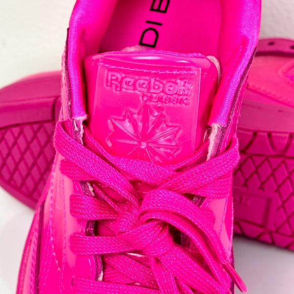 Cardi B x Reebok Coated Club C Double 'Dynamic Pink' Shoes Size 6.5 New - Picture 7 of 10